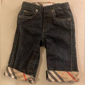 Authentic Burberry Dark Denim Jeans Size 6 Months Unisex Boys or Girls